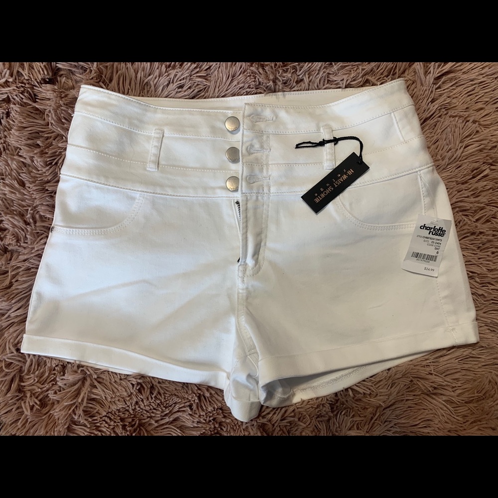 White Charlotte Russe Shorts